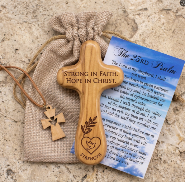 Heartwarming Wooden Cross Keepsake – Faith & Memory Gift
