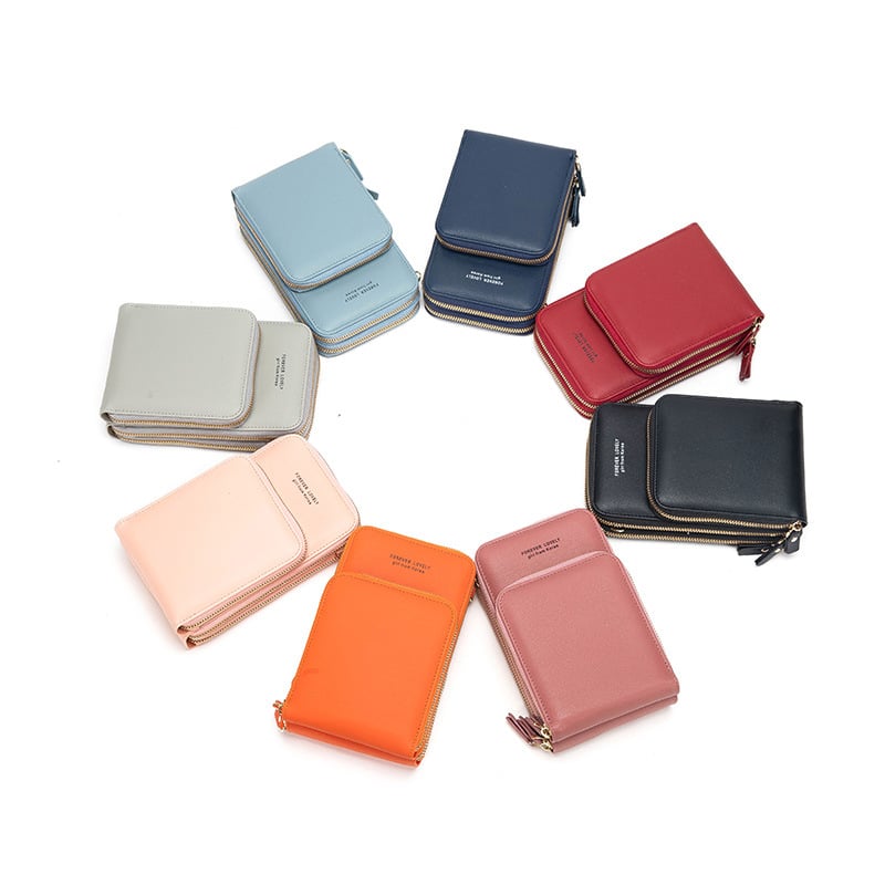 🎁Leather Touchscreen Crossbody Phone Bag👜