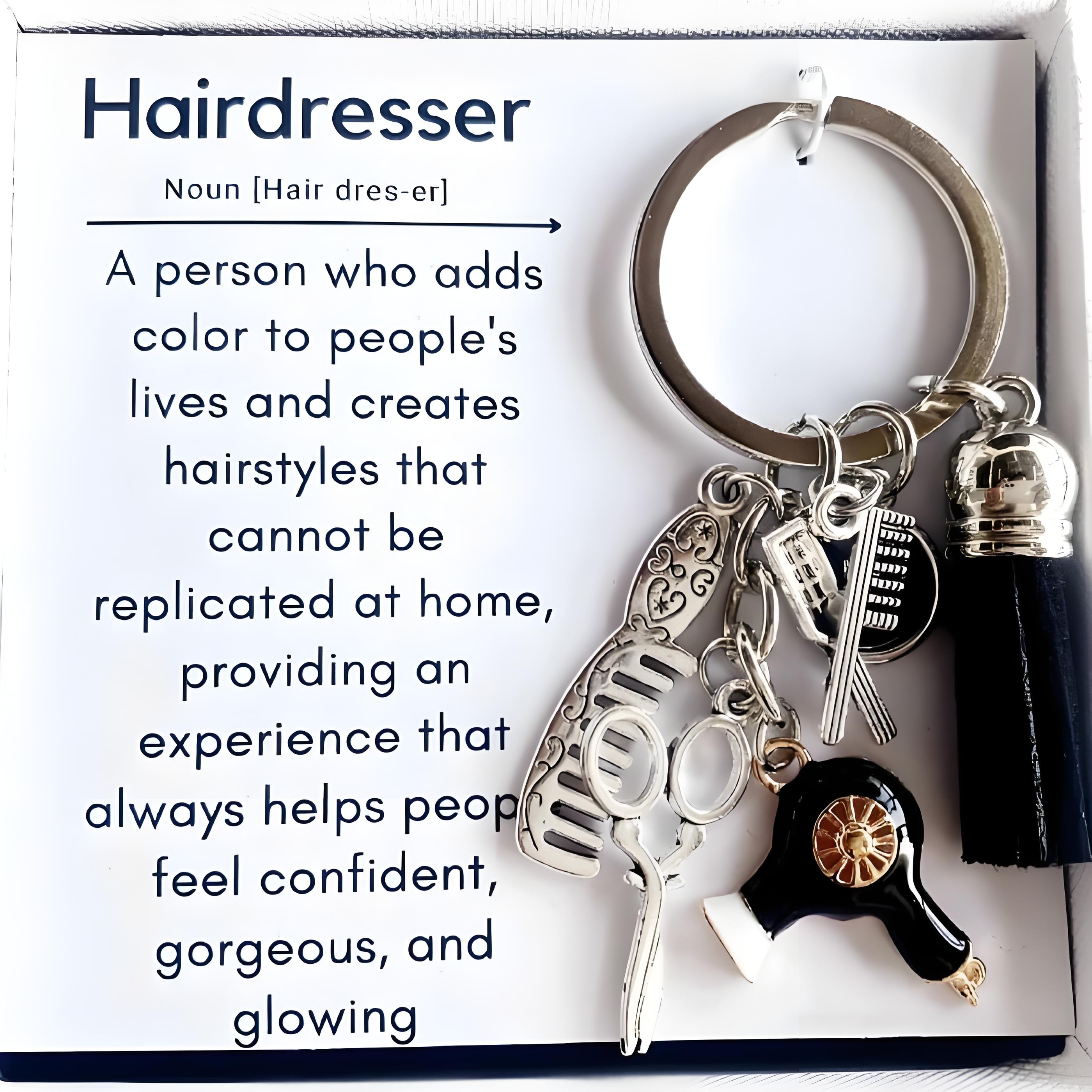 🎁💕Hairstylist Gift Keychain