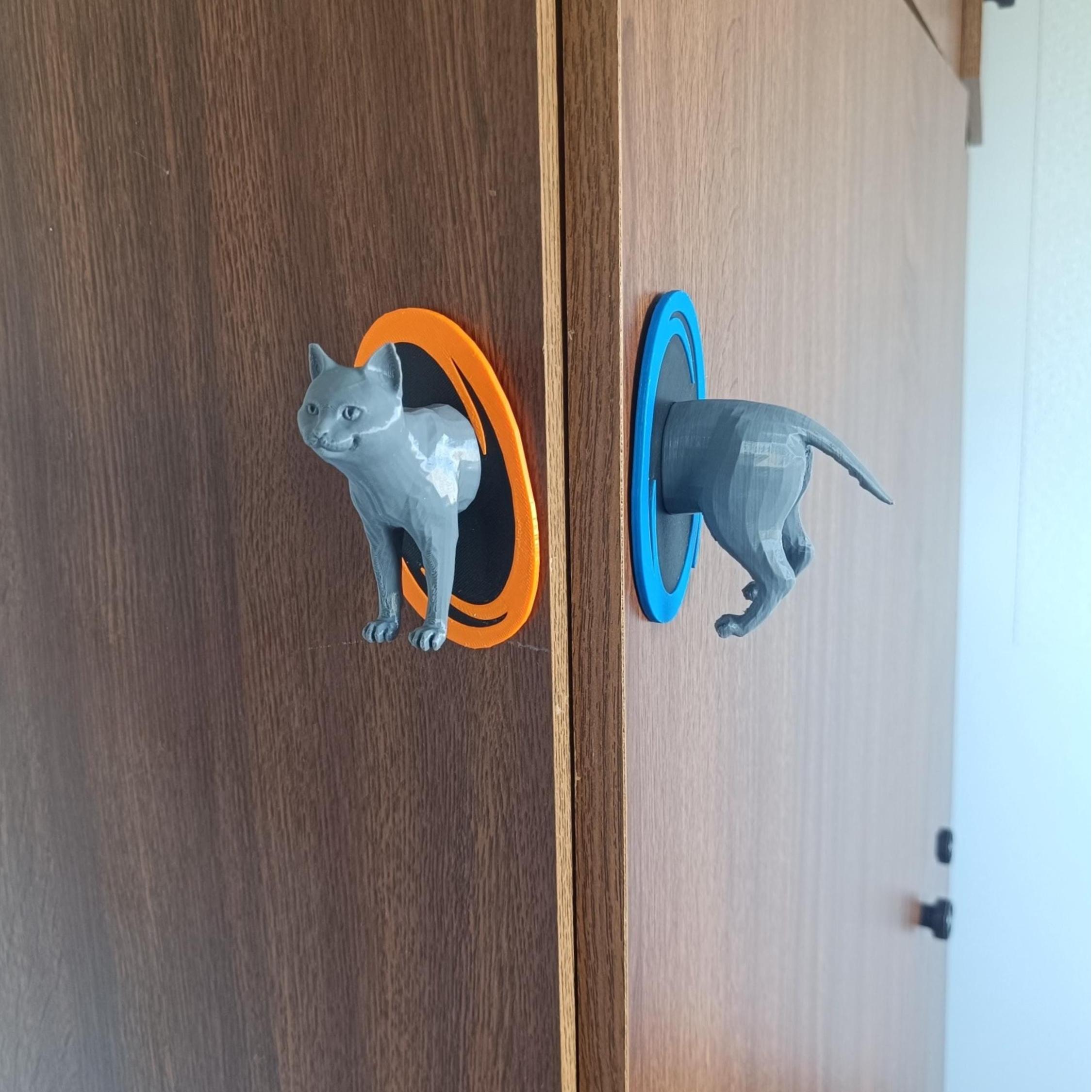 3D-printed Portal Cat🐱