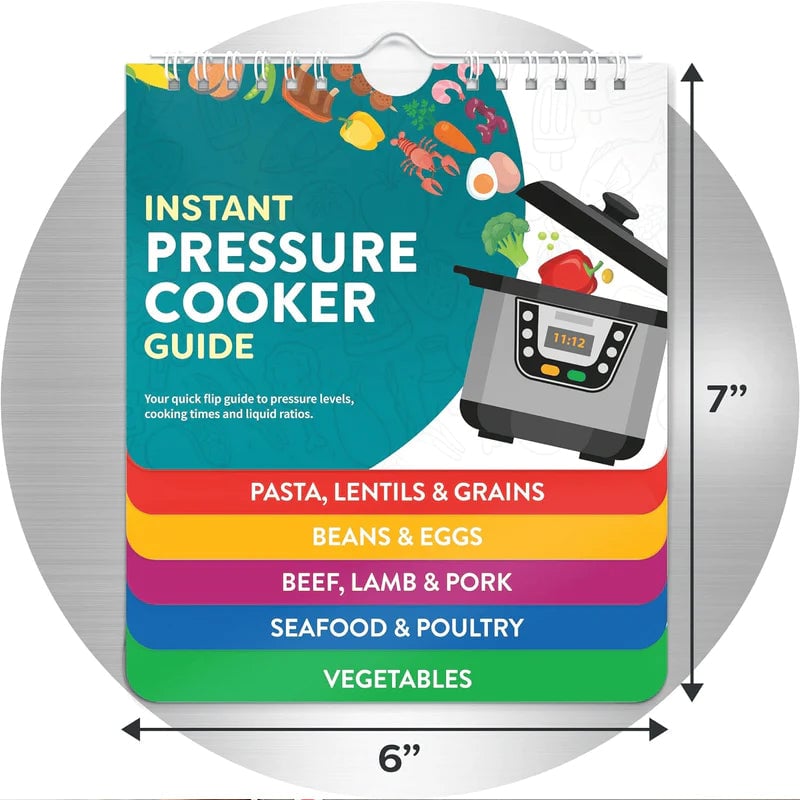 ❤️New Year Promotion-🔥Air Fryer Cheat Sheet Magnets Cooking Guide Booklet