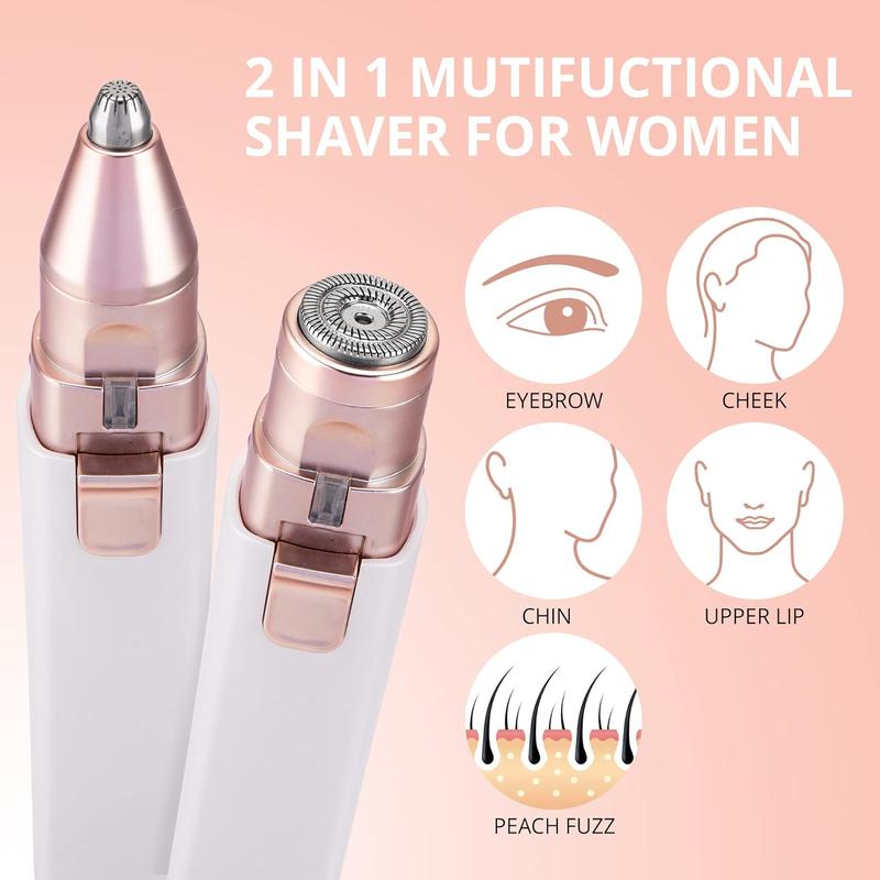 🎁Last Day 49% OFF🔥2-in-1 Women's Eyebrow and Facial Hair Removal Device