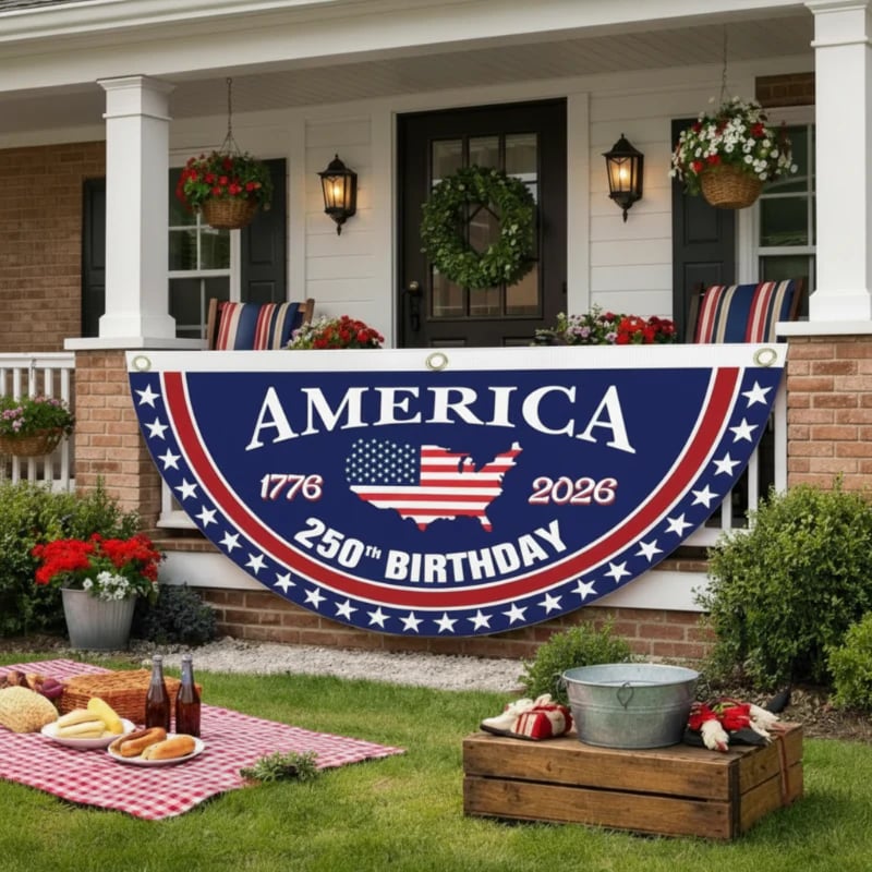 250th Anniversary USA Fan Flag