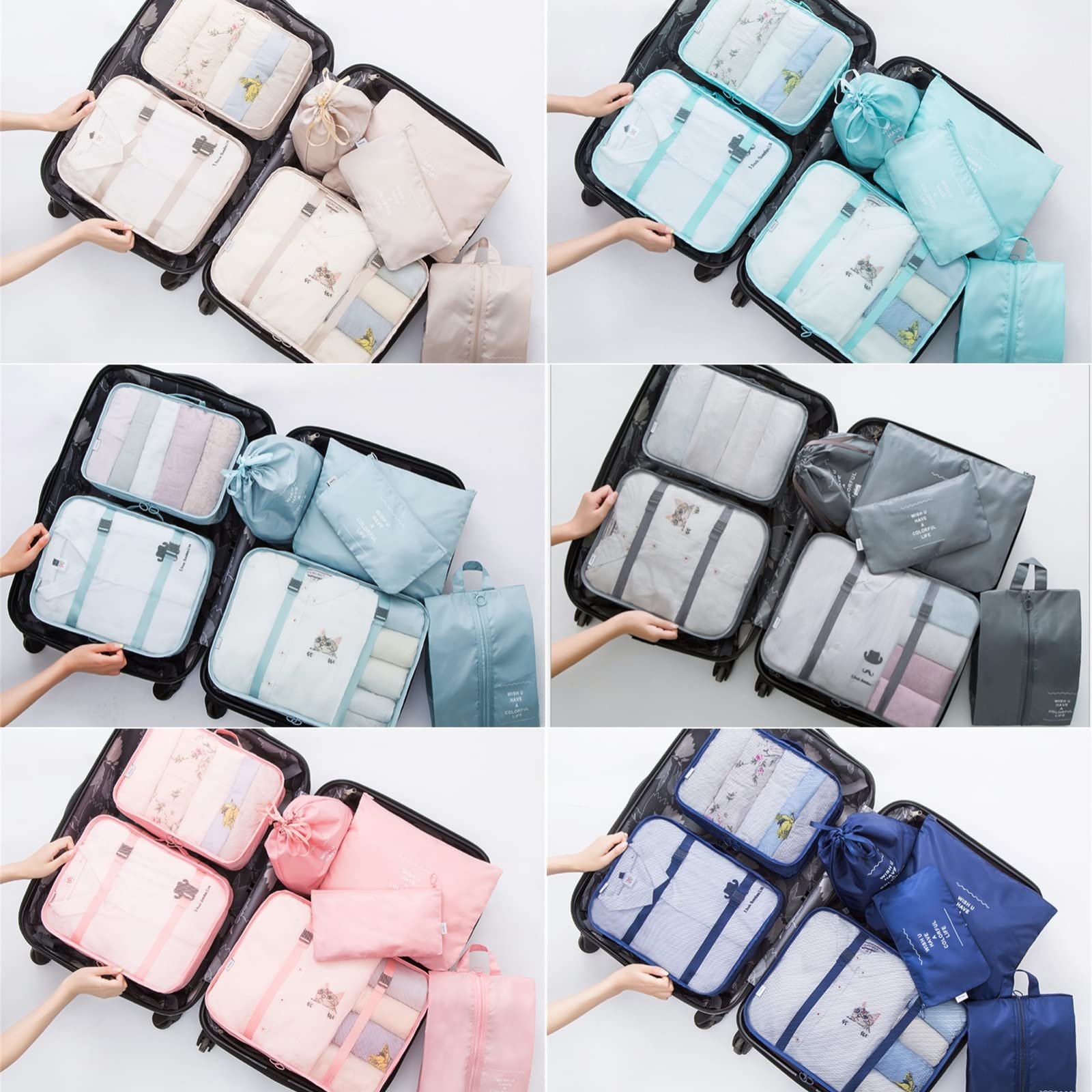 ✨Travel Luggage Organizers Set