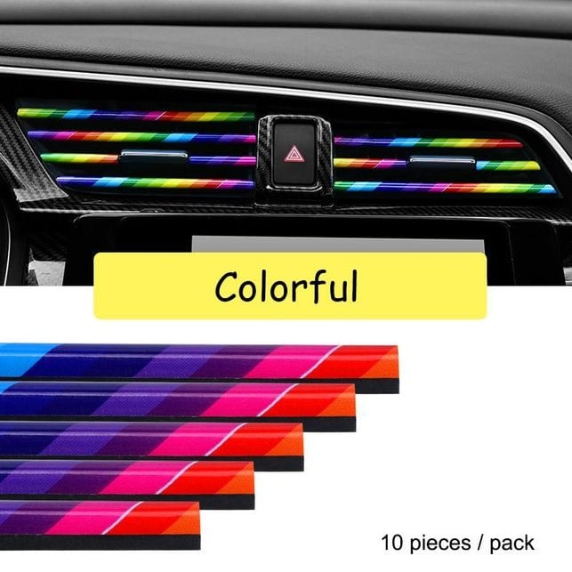 ✨Chrome Styling Moulding Car Air Vent Trim Strip🚗
