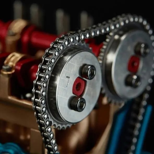 🎁Last Day Promotion 49% OFF-8-Cylinder Full Metal Car Engine Model（3-Year Warranty）