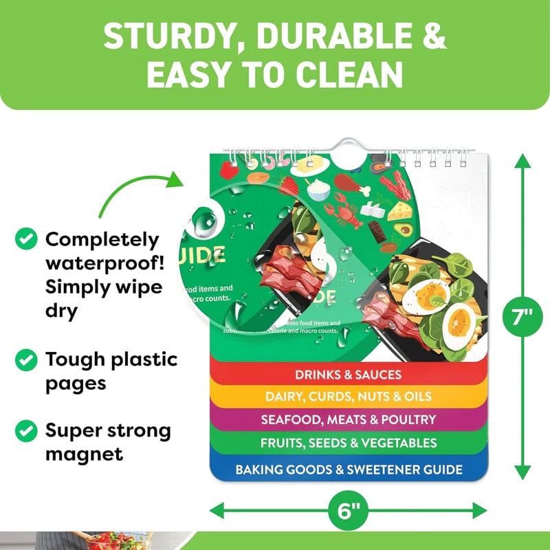 ❤️New Year Promotion-🔥Air Fryer Cheat Sheet Magnets Cooking Guide Booklet