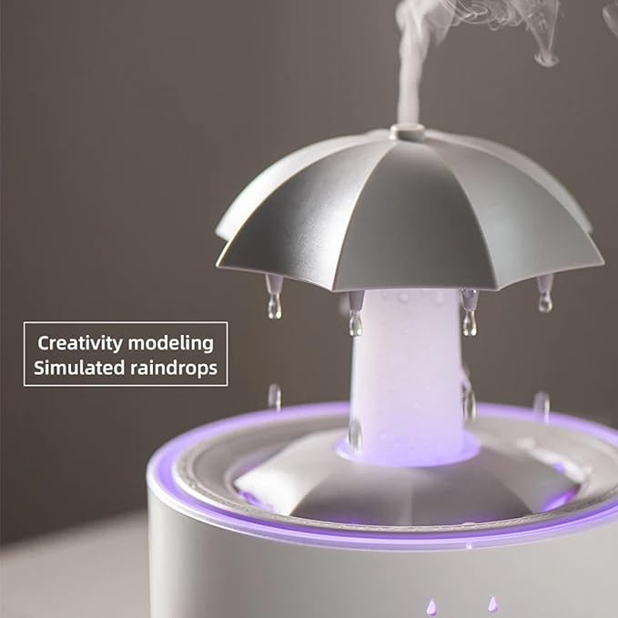 ☂️Rain Umbrella Humidifier & Aroma Diffuser with Soothing Rain Sounds💦