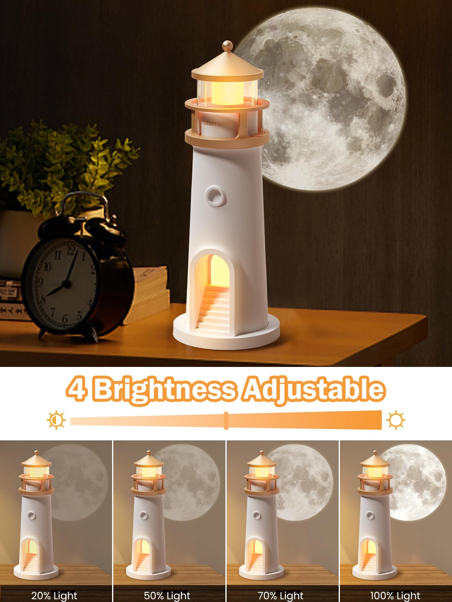 ✨Moonlight Lighthouse Night Light🌙