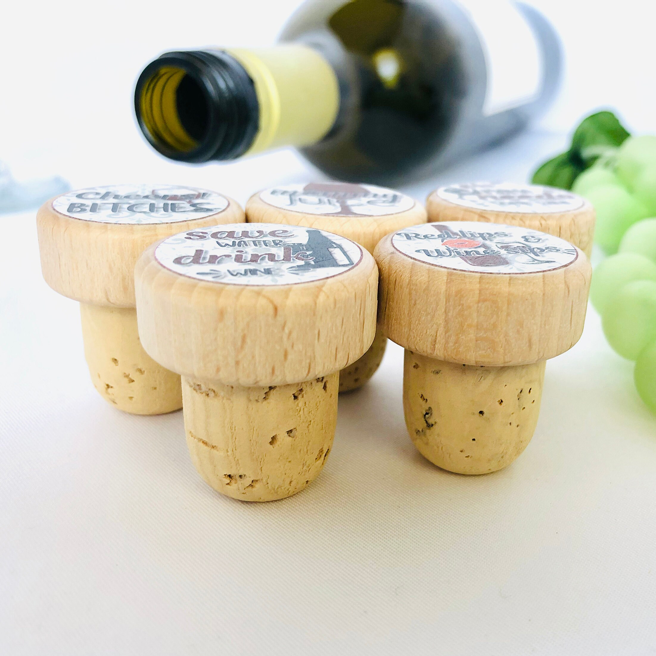 ✨Funny Saying Wine Stoppers