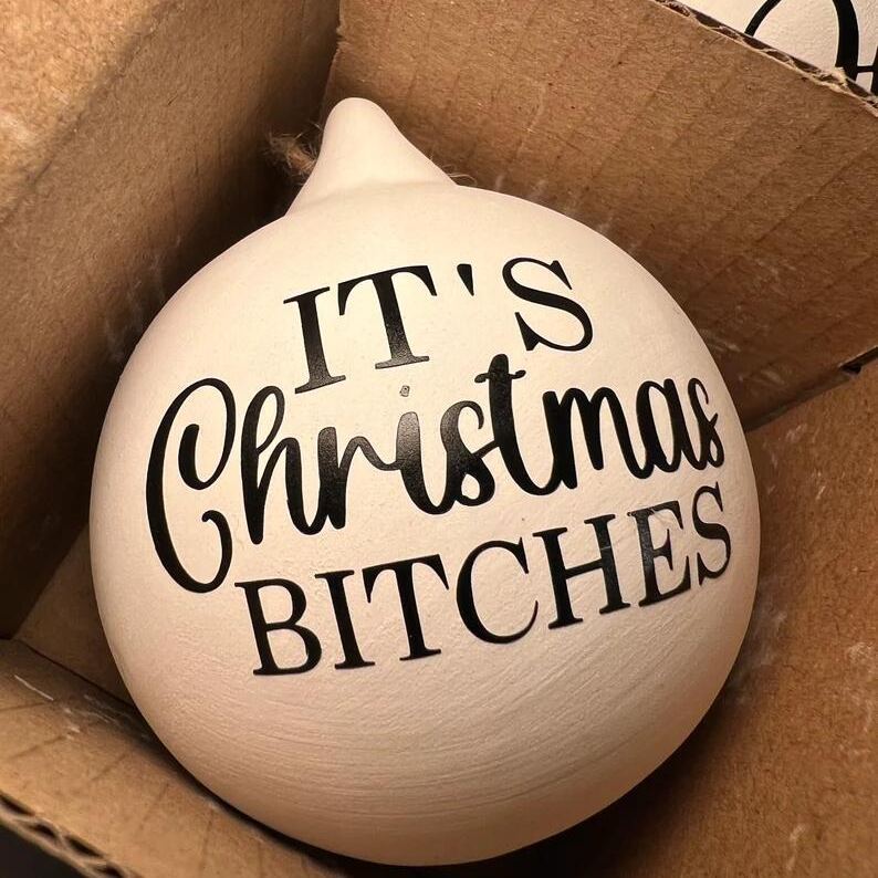 🎄 Early Christmas Sale-🎁Christmas Funny Offensive Bauble-Rude Baubles