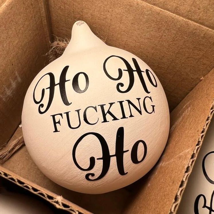 🎄 Early Christmas Sale-🎁Christmas Funny Offensive Bauble-Rude Baubles