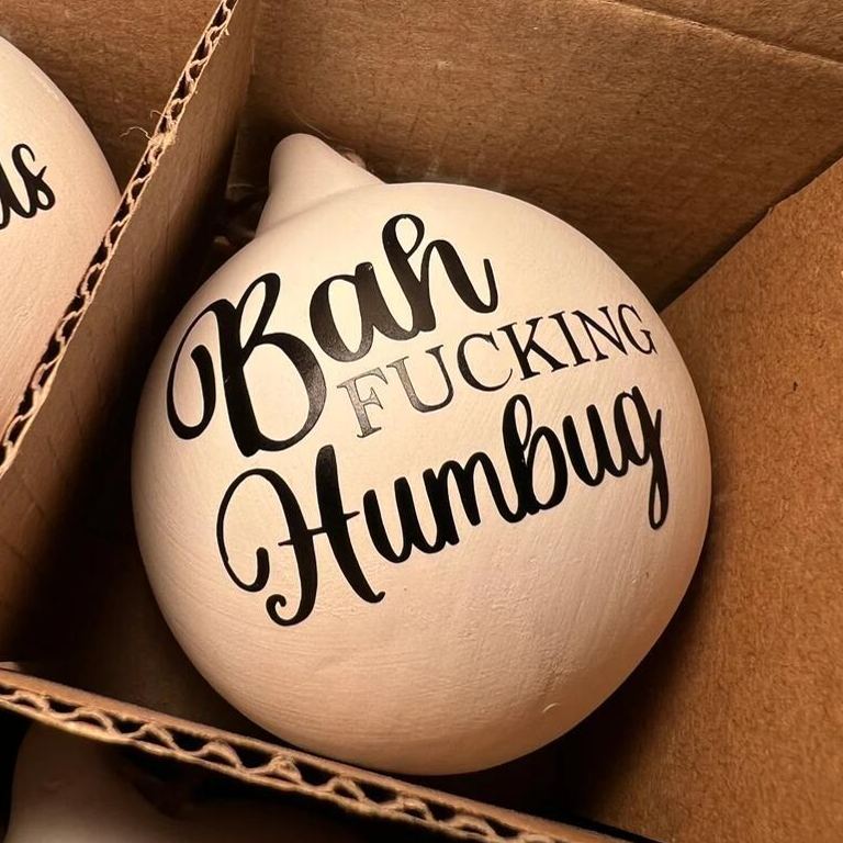 🎄 Early Christmas Sale-🎁Christmas Funny Offensive Bauble-Rude Baubles