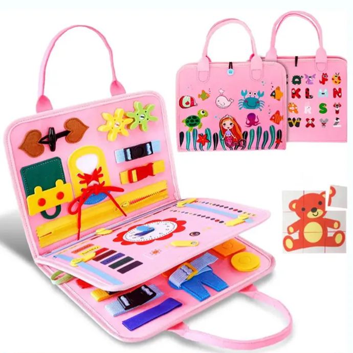 👼Felt Learning Board Busy Board🦖