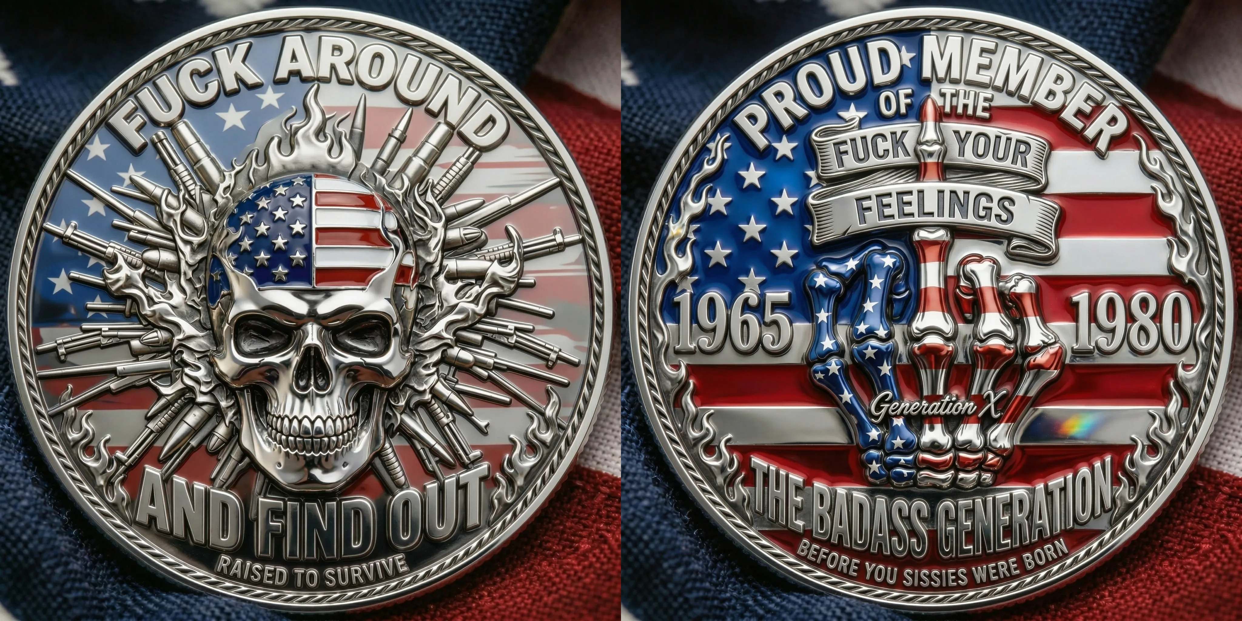 🔥LAST DAY 49% OFF🔥 - Gen X Rebel Spirit Commemorative Coin