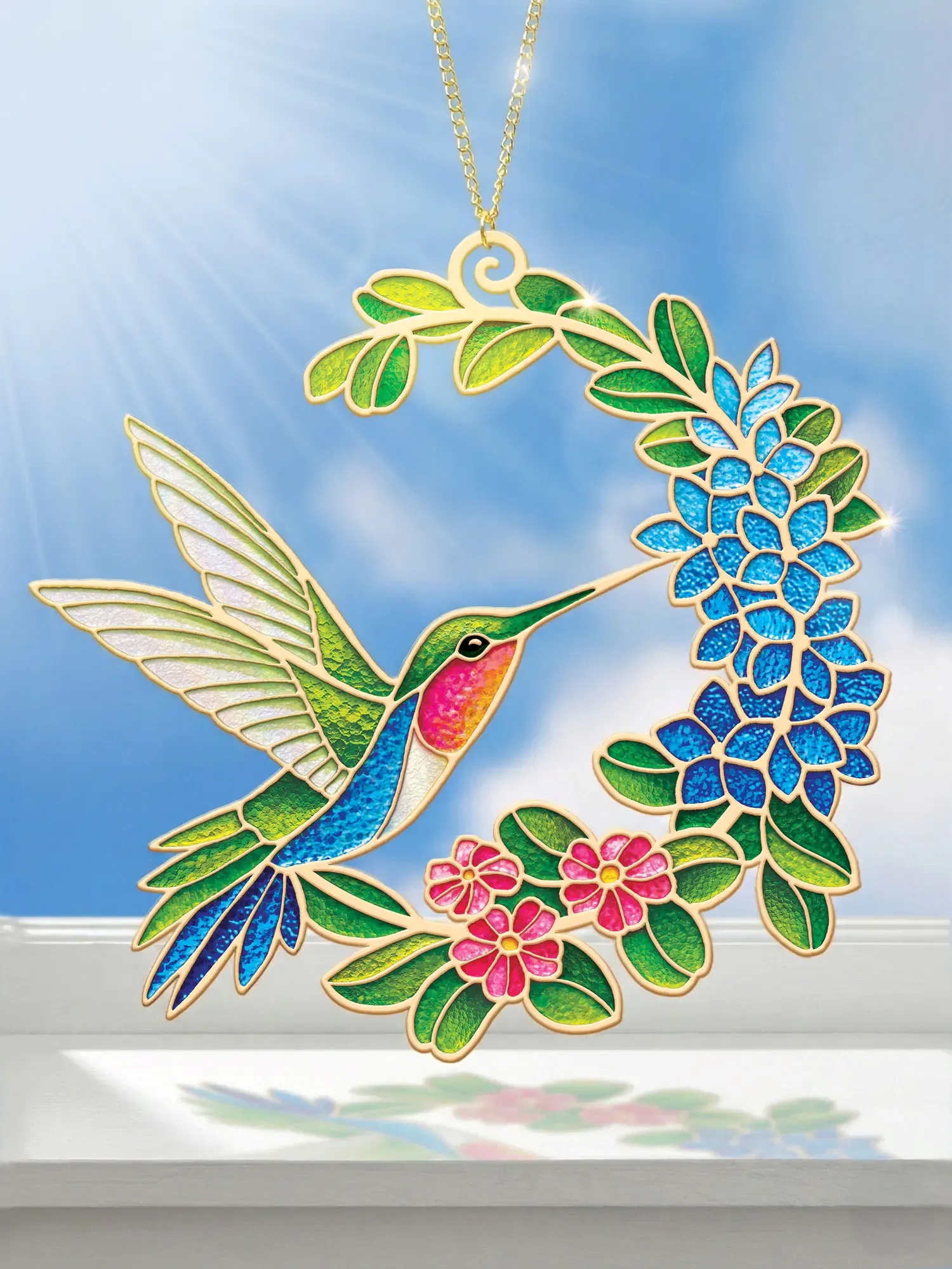 🎁Mother's Day Save 50% Off -- Hummingbird Oasis Suncatcher