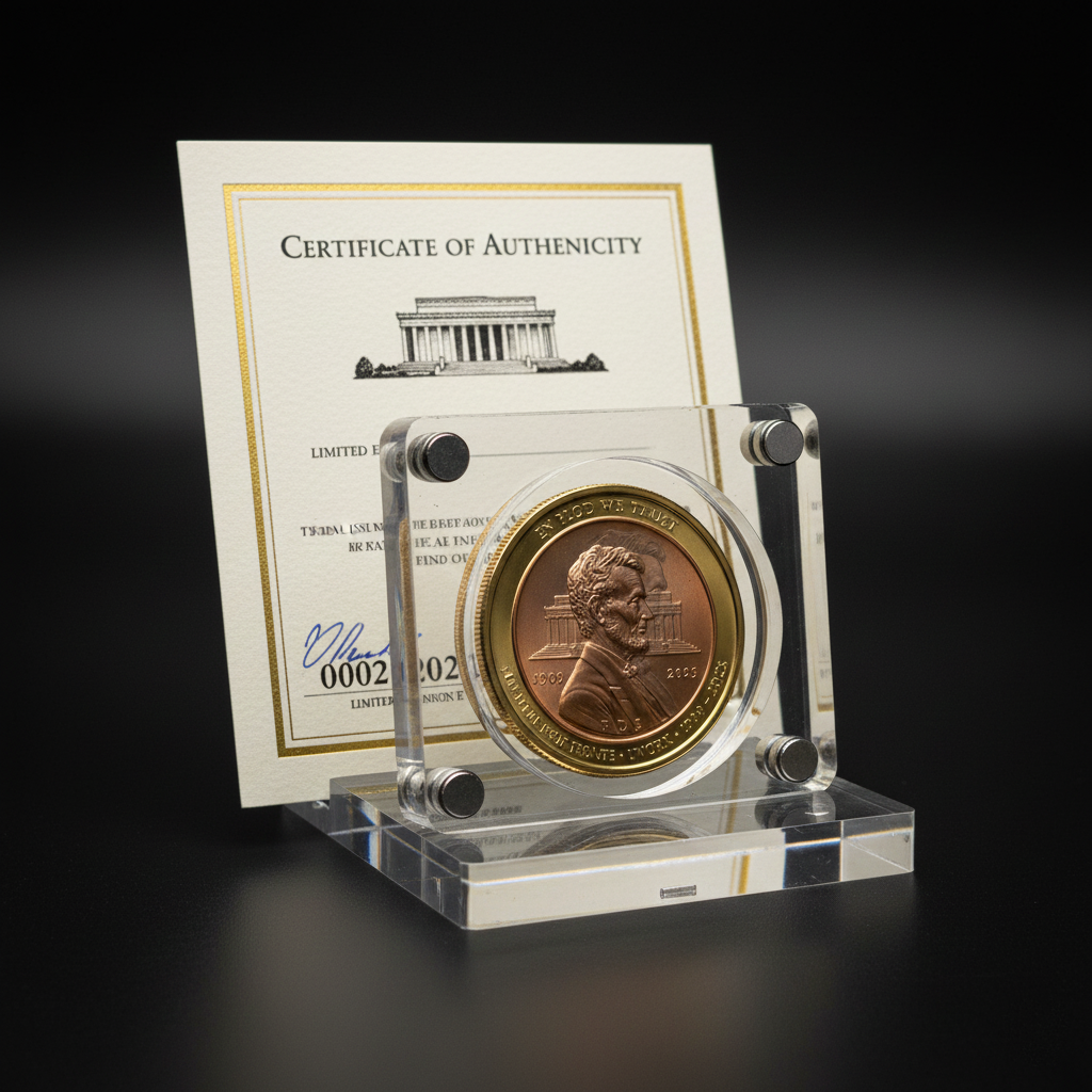🔥LAST DAY 49% OFF🔥A Century of Honor: Farewell, Friend – Lincoln Final Penny Commemorative Coin