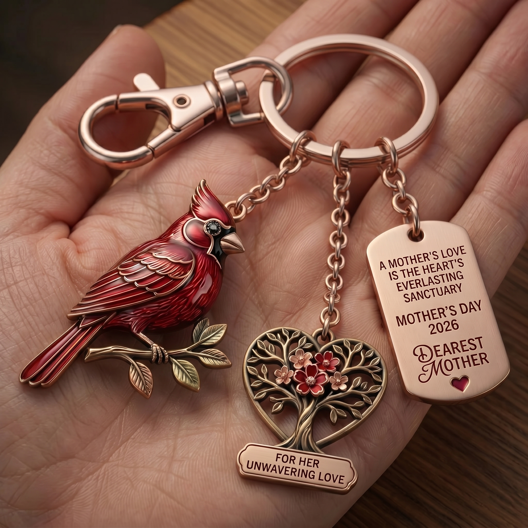 🔥Last Day 49% OFF🔥Mother’s Day Keychain: A Heartfelt Tribute to Unwavering Love