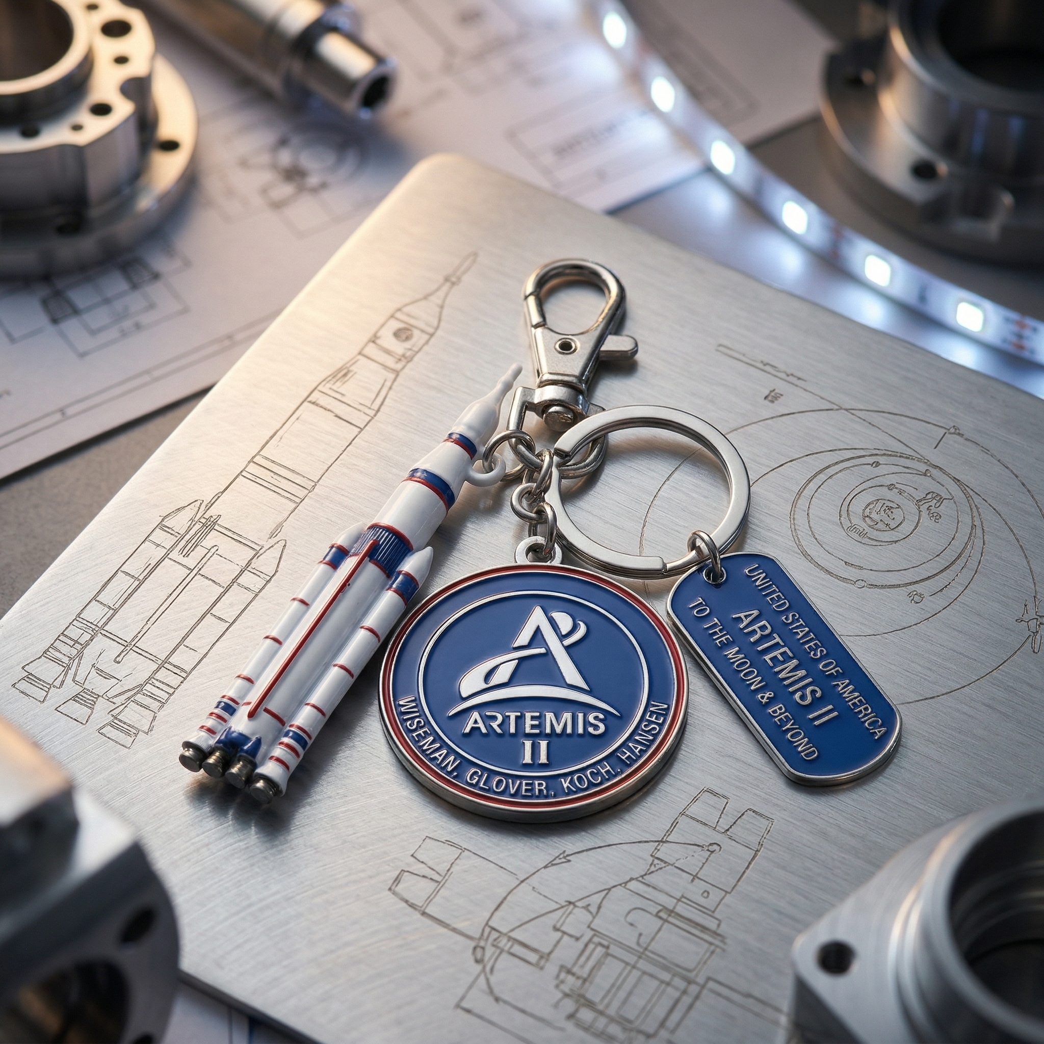 🔥LAST DAY 49% OFF🔥Artemis II Keychain