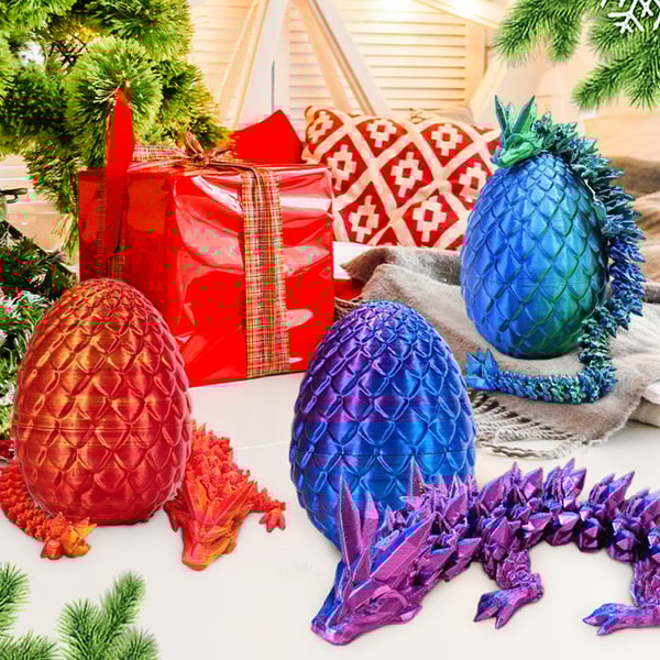 Dragon 🏆LAST DAY SALE 49% OFF🐉3D-Printed Articulated Crystal Dragon