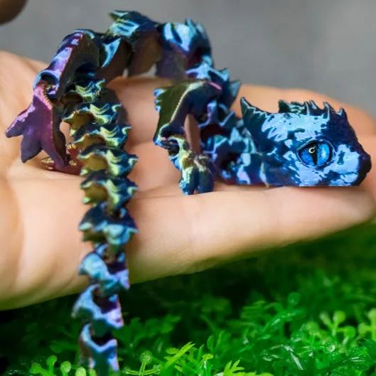 Dragon 🏆LAST DAY SALE 49% OFF🐉3D-Printed Articulated Crystal Dragon