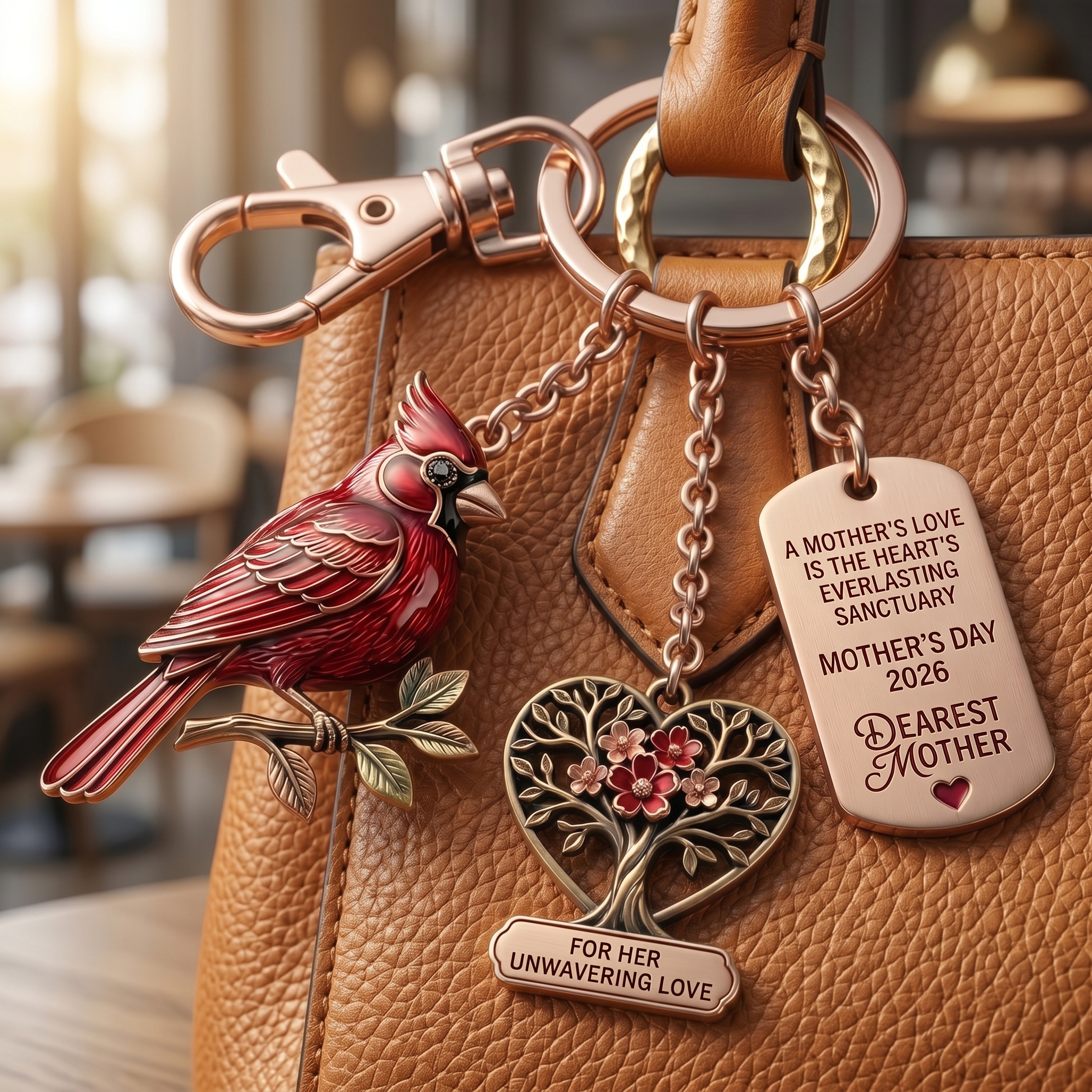 🔥Last Day 49% OFF🔥Mother’s Day Keychain: A Heartfelt Tribute to Unwavering Love
