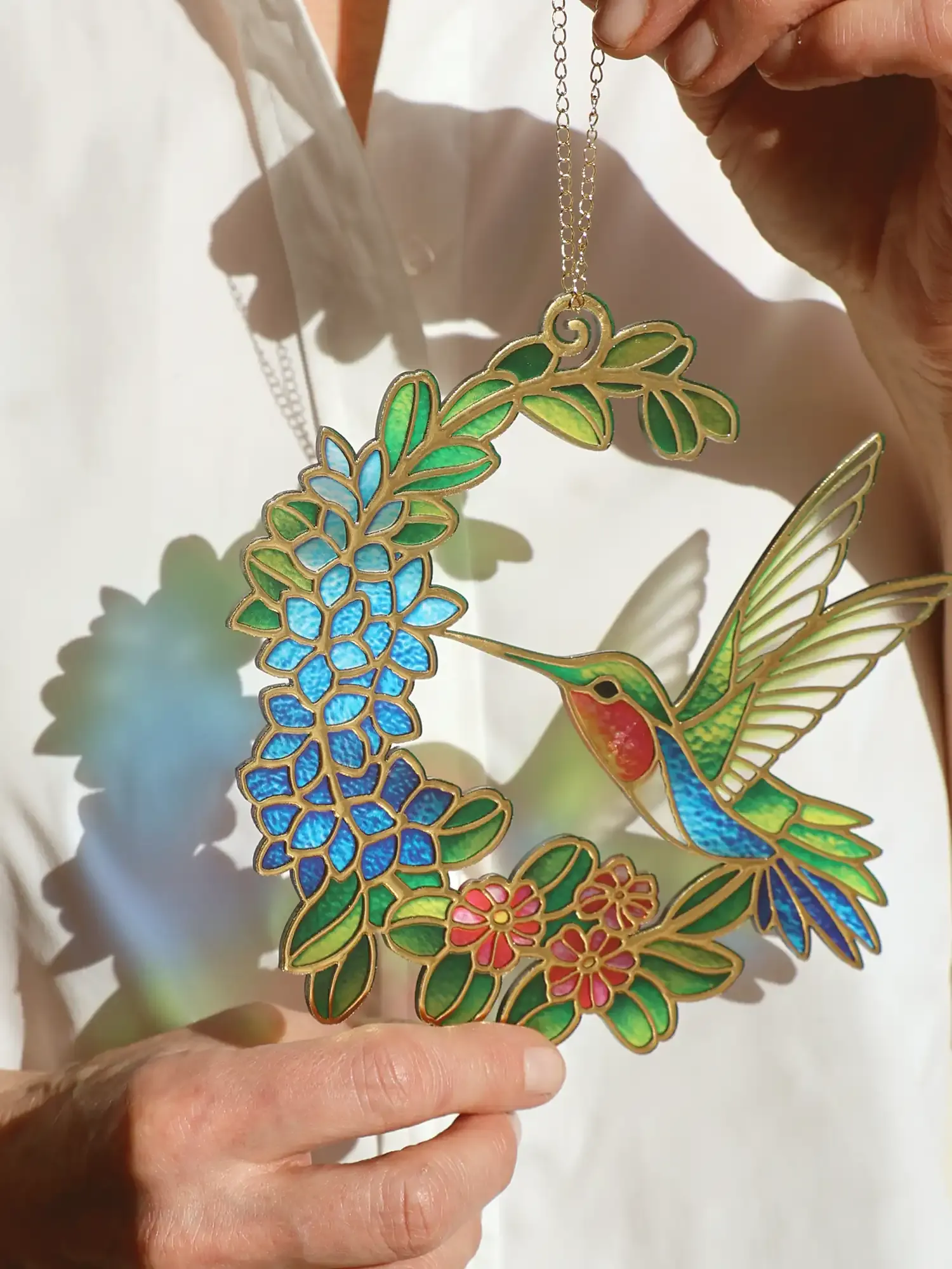 🎁Mother's Day Save 50% Off -- Hummingbird Oasis Suncatcher