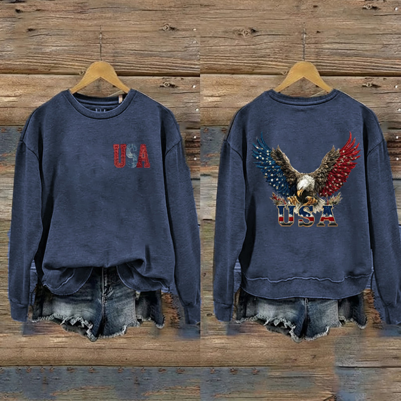 American Eagle USA 250 Years Patriotic Sweatshirt