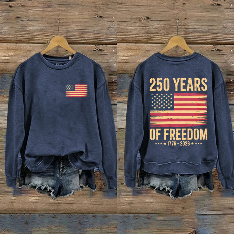 Retro 250 Years of Freedom Sweatshirt