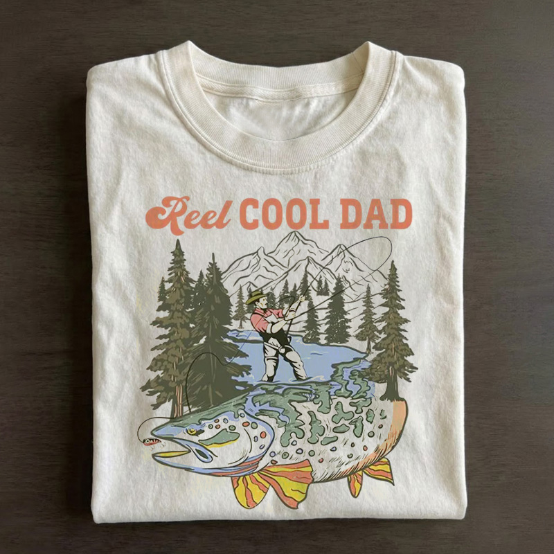 Reel Cool Dad Fishing Shirt