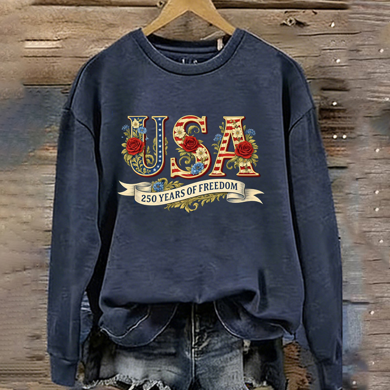 USA 250 Years Of Freedom Sweatshirt