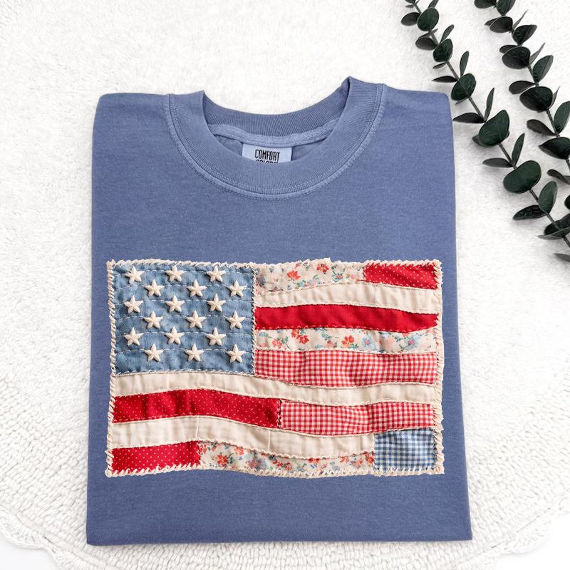 Retro American Flag Shirt