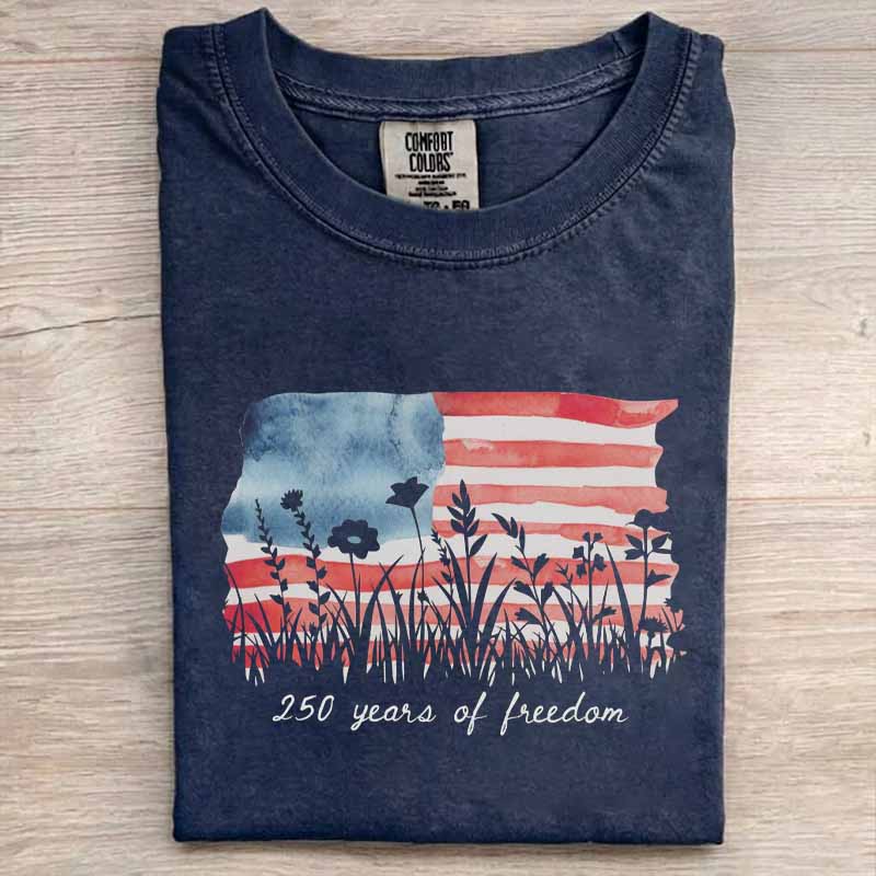 250 Years of Freedom Floral Shirt