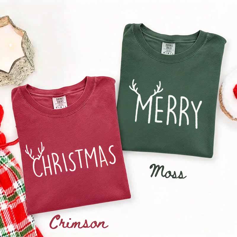 Matching Christmas Couple Unisex Shirts