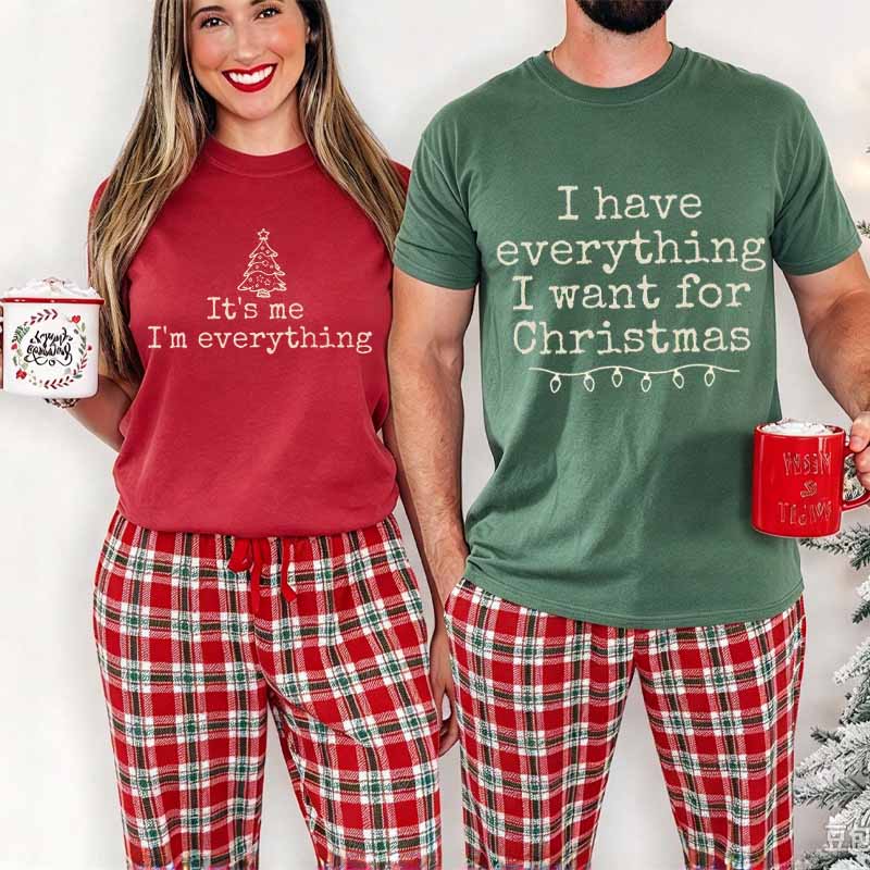 Matching Christmas Couple Shirts