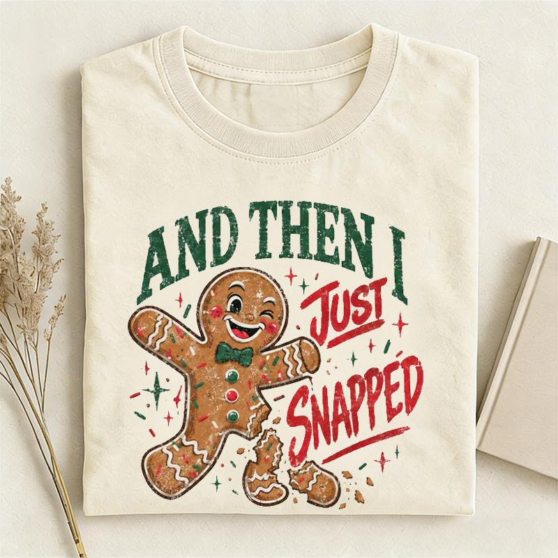 Retro Gingerbread Christmas Tshirt