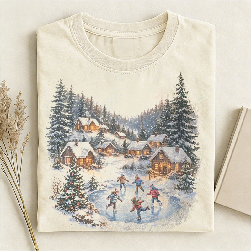 Winter Village Christmas Tshirt
