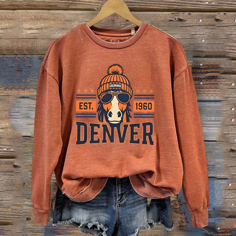 Vintage Denver Football Sweatshirt