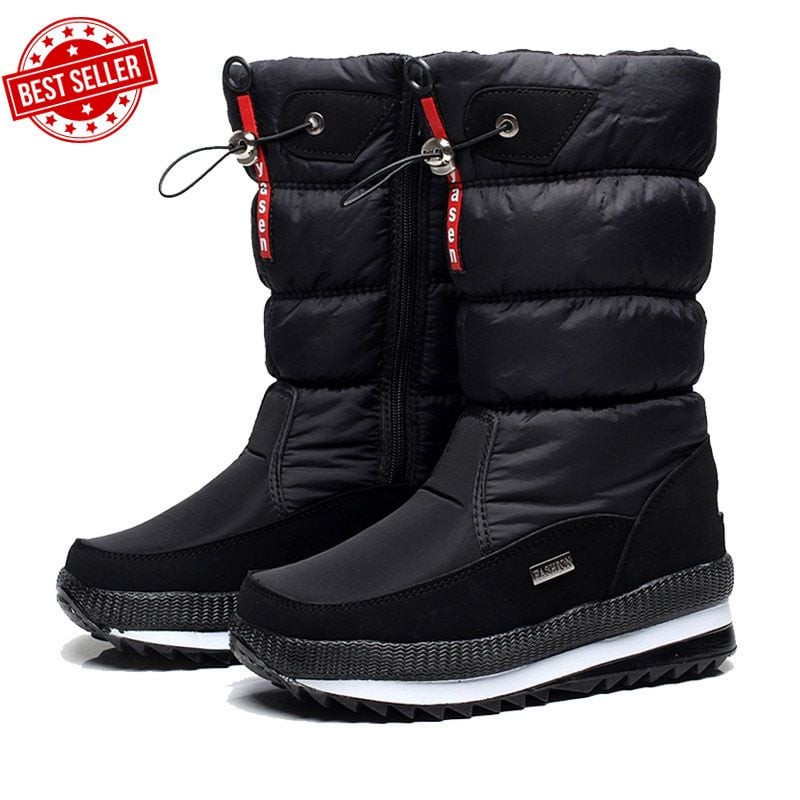[New Arrival] PREMIUM Waterproof Faux Fur Non-slip Women's Snow Boots