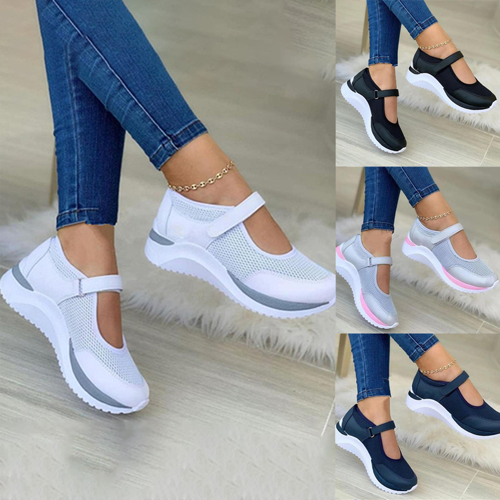 Glückbox™ Komfort-Sandalen mit Klettverschluss für Damen