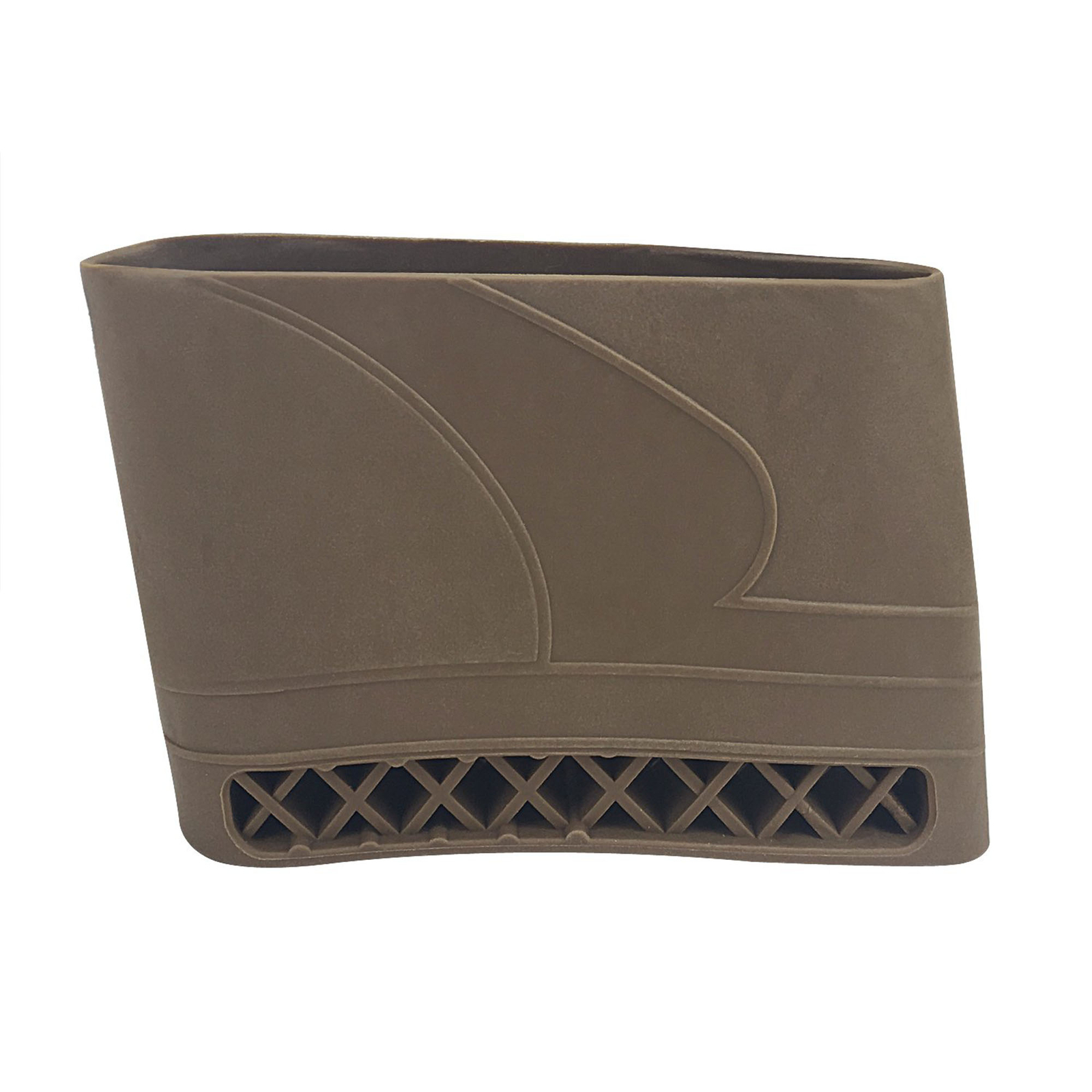 Brown Slip-on Rifle Buttstock Rubber Plate Non-slip Shotgun Recoil Pad