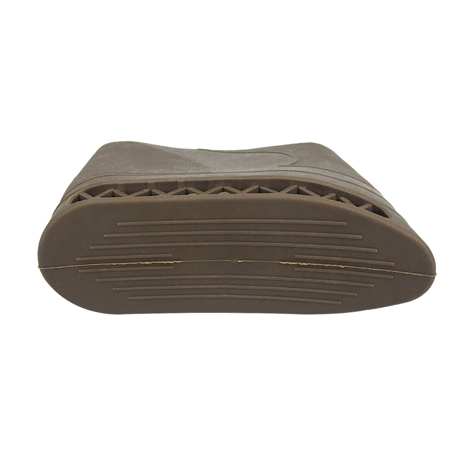 Brown Slip-on Rifle Buttstock Rubber Plate Non-slip Shotgun Recoil Pad