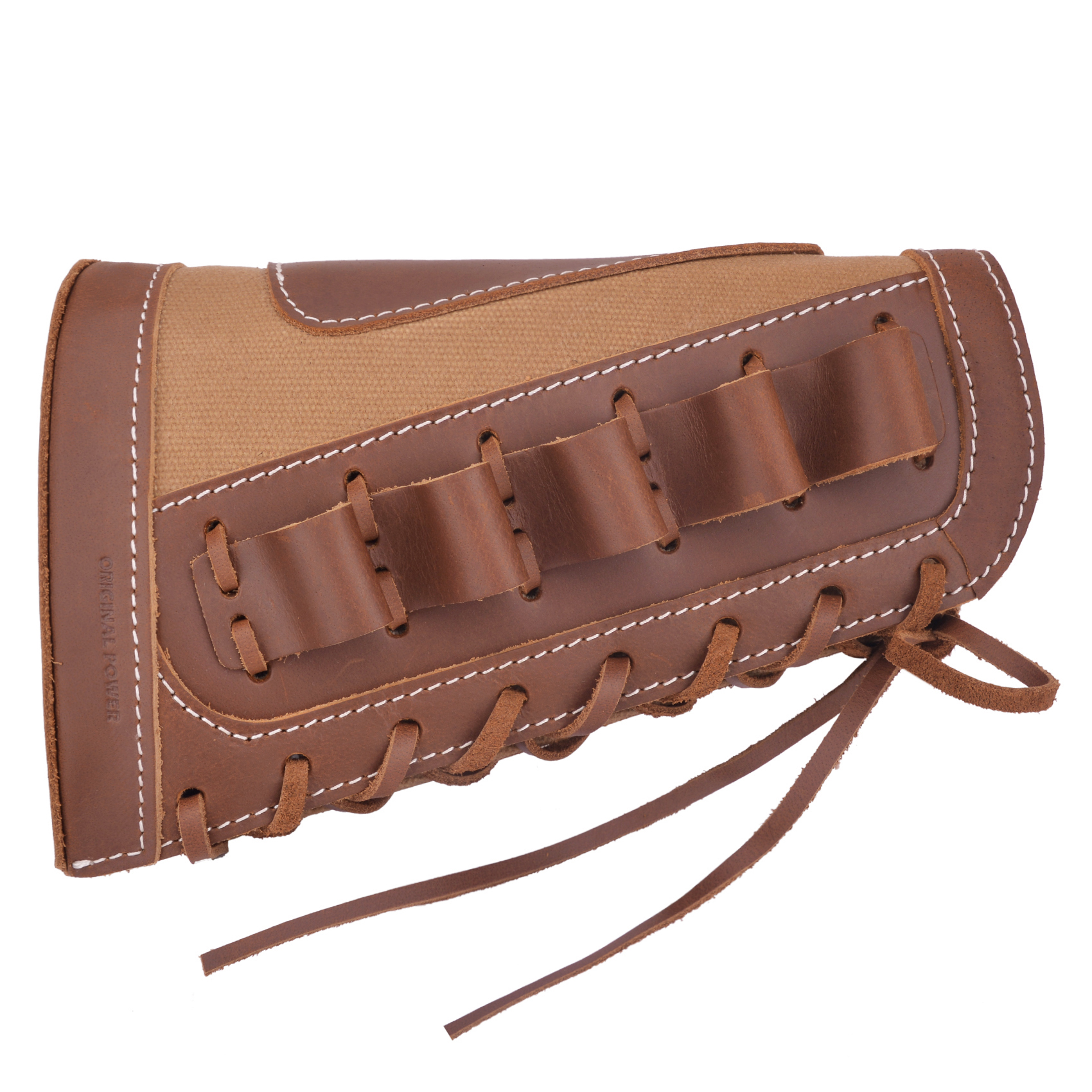 Leather Rifle Buttstock Shotgun Shell Holder Cover .357 .45-70.30-30 .308 .22MAG 12GA