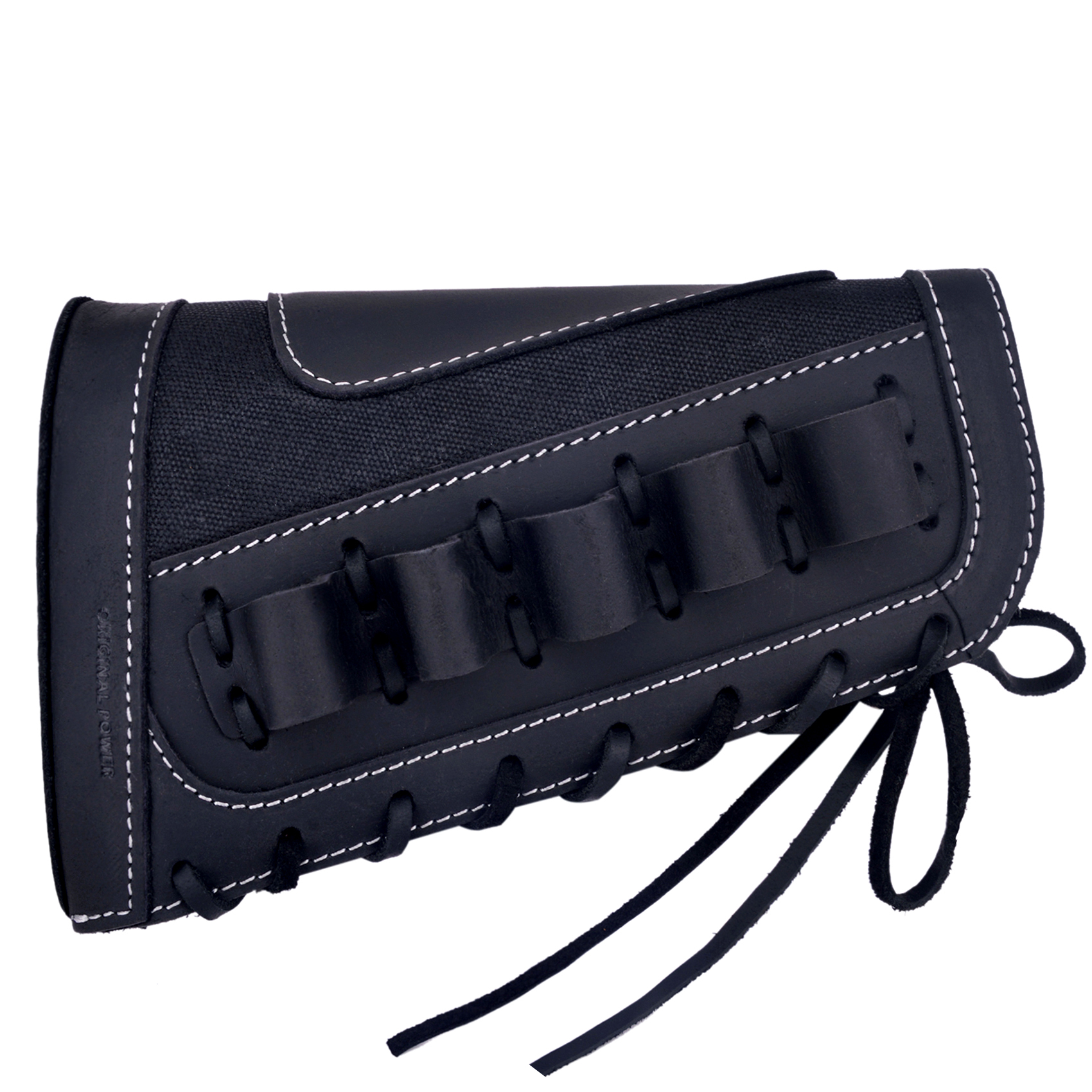 Leather Rifle Buttstock Shotgun Shell Holder Cover .357 .45-70.30-30 .308 .22MAG 12GA