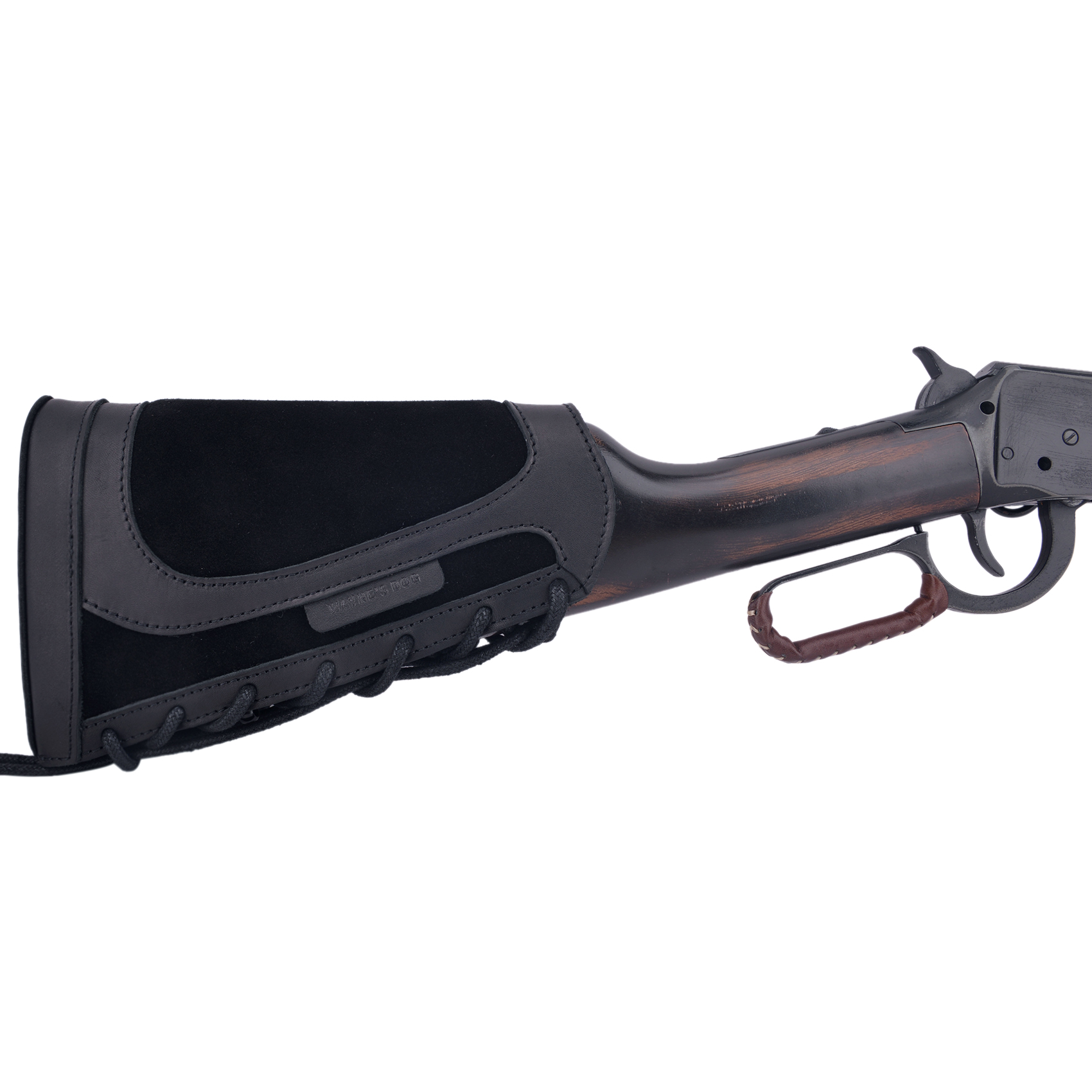 Ambidextrous Genuine Leather Recoil Pad Rifle Buttstock Hunting Cheek Rest Pad