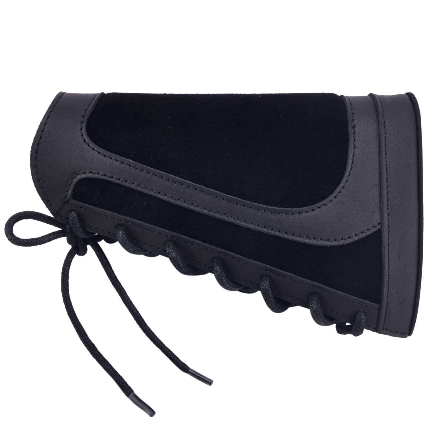 Ambidextrous Genuine Leather Recoil Pad Rifle Buttstock Hunting Cheek Rest Pad