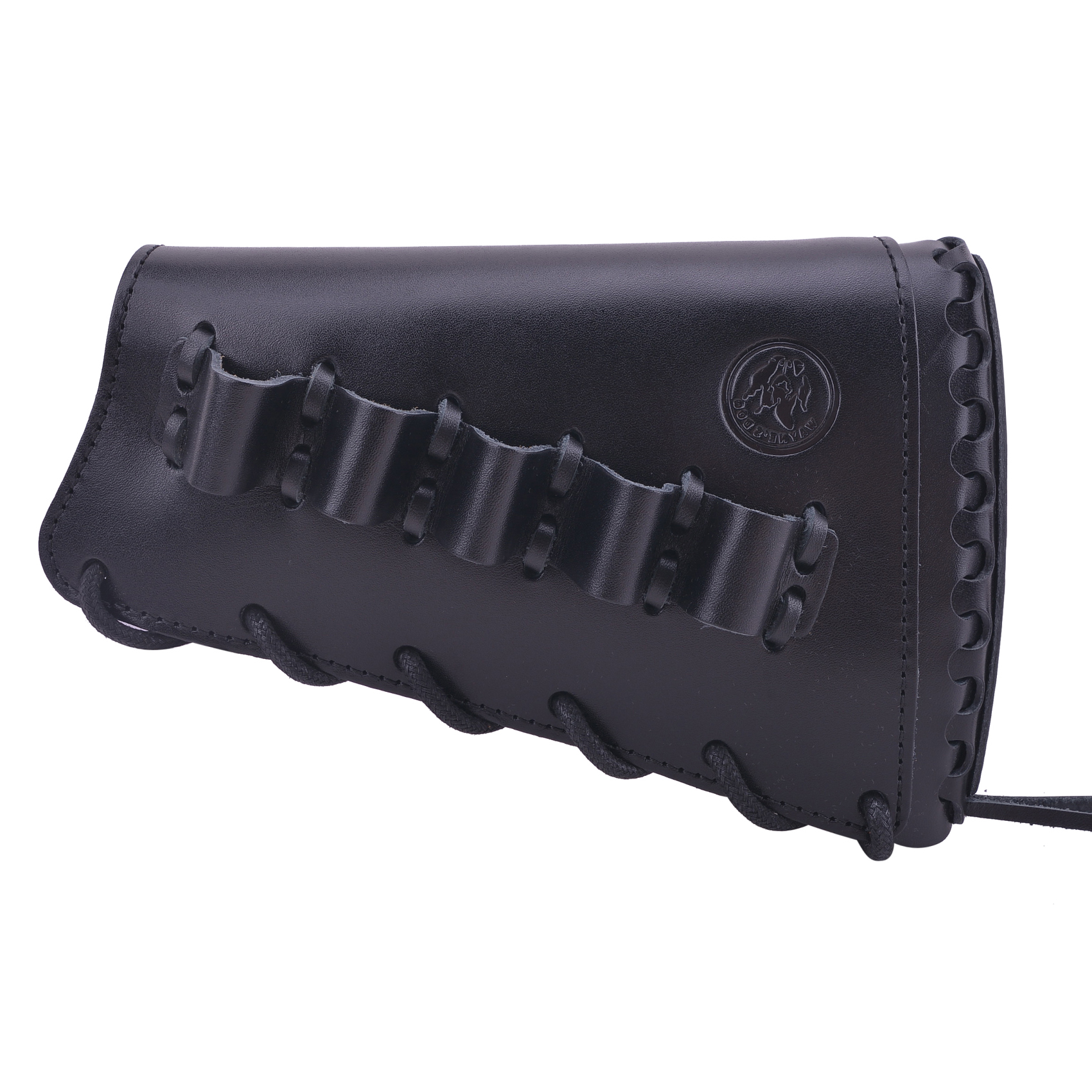 Full Grain Leather Gun Buttstock Rifle Cartridge Holsters .308 .30-06 410GA .357 .30-30 .22LR .22MAG .17hmr