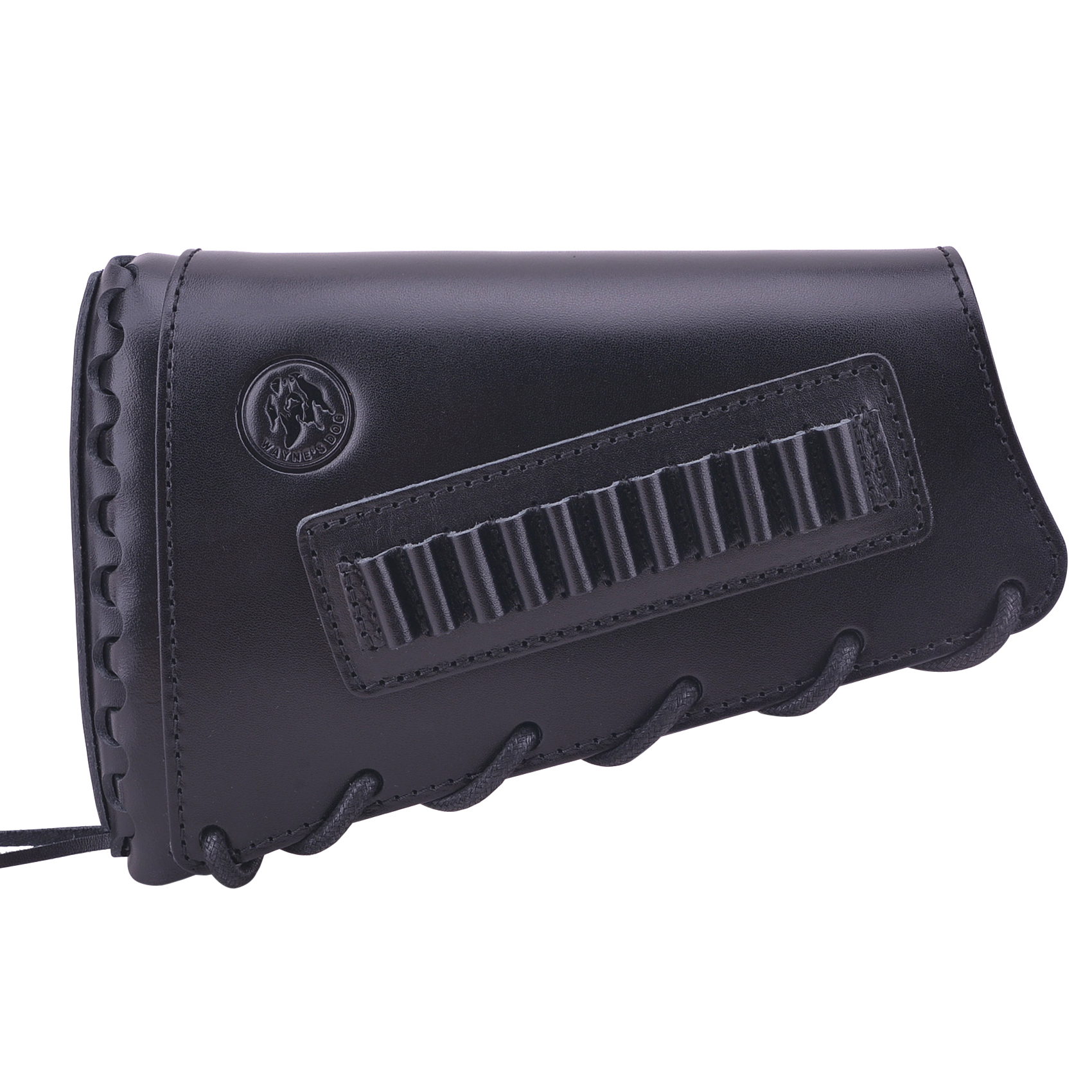 Full Grain Leather Gun Buttstock Rifle Cartridge Holsters .308 .30-06 410GA .357 .30-30 .22LR .22MAG .17hmr