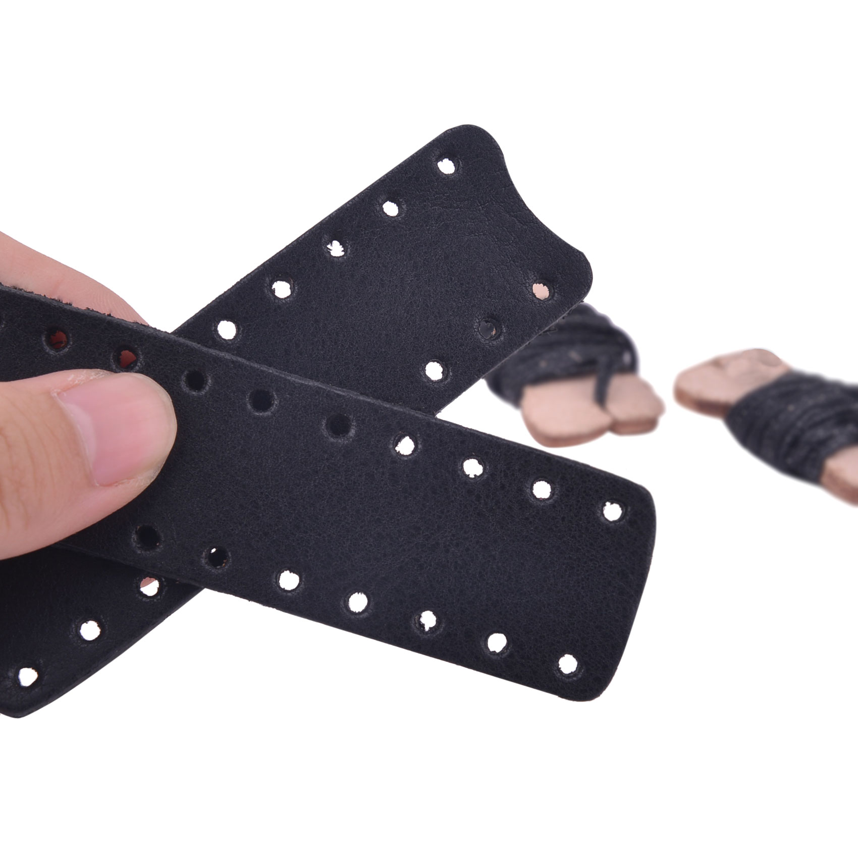 Leather Lever Wrap Kit Gun Protector Wrap For Lever Action Rifle Shotgun Hunting