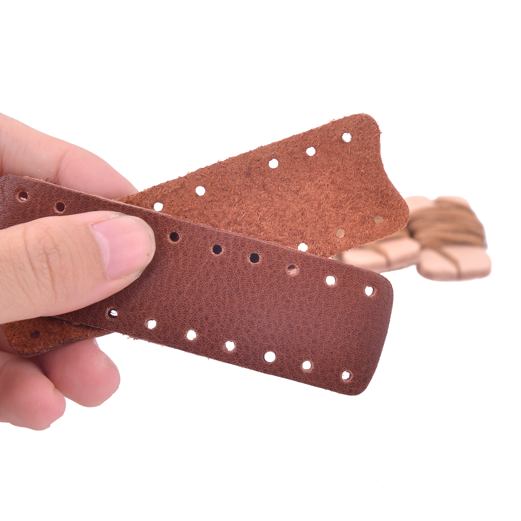 Leather Lever Wrap Kit Gun Protector Wrap For Lever Action Rifle Shotgun Hunting